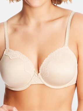 Maidenform Comfort Devotion Embellished Extra Coverage Bra 09404 Almond 42D